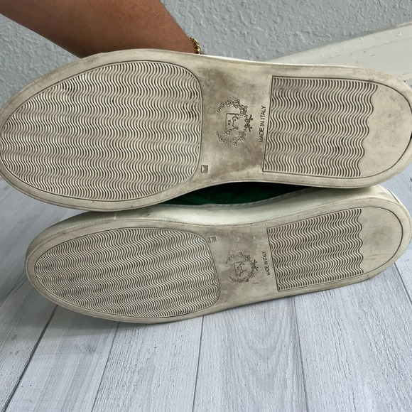 RARE Del Toro 2014 Spring Quilted Green Leather Alto Chukka Sneakers Size 11 - Picture 8 of 8